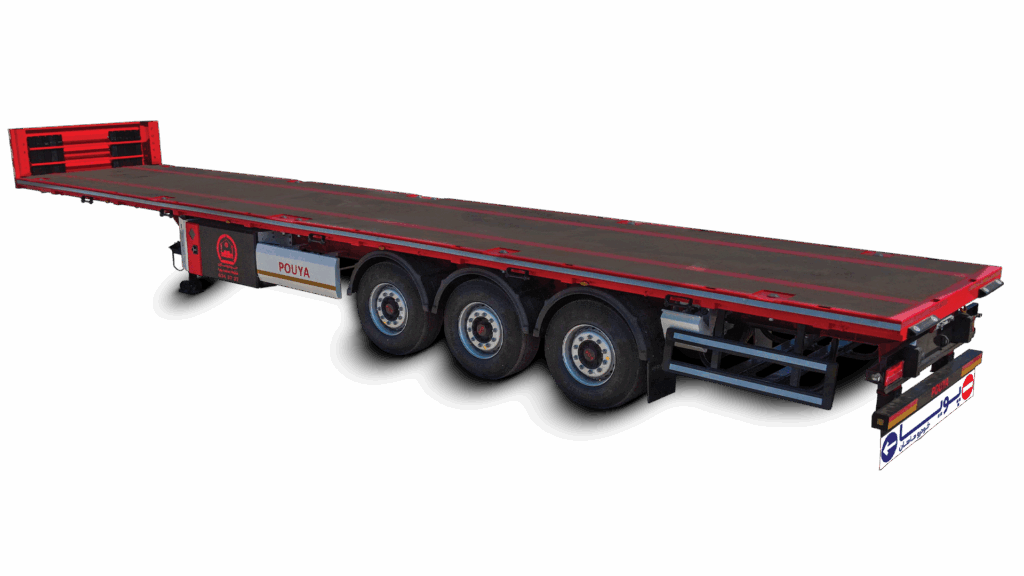 3 AXLES Flatbed SEMI TRAILER 12.60
