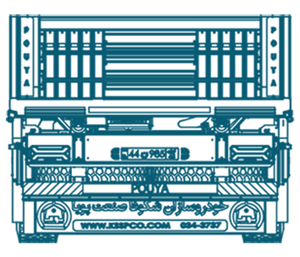 تریلر کفی سه محور رولبر