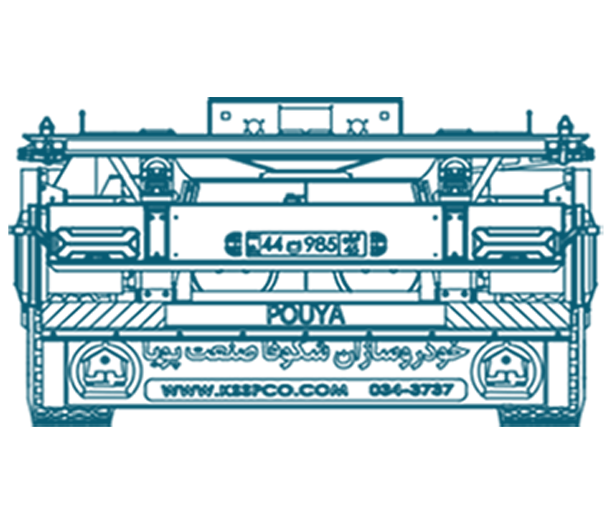 تریلر تیغه کانتینر بر (20/40 فوت) رولبر سه محور